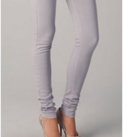 Victoria Beckham power skinny jeans in stone - Picture 2 of 4